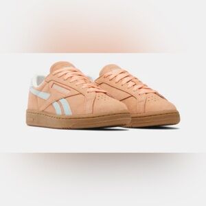 NIB Reebok Club C Grounds Orange/Mint Size 7